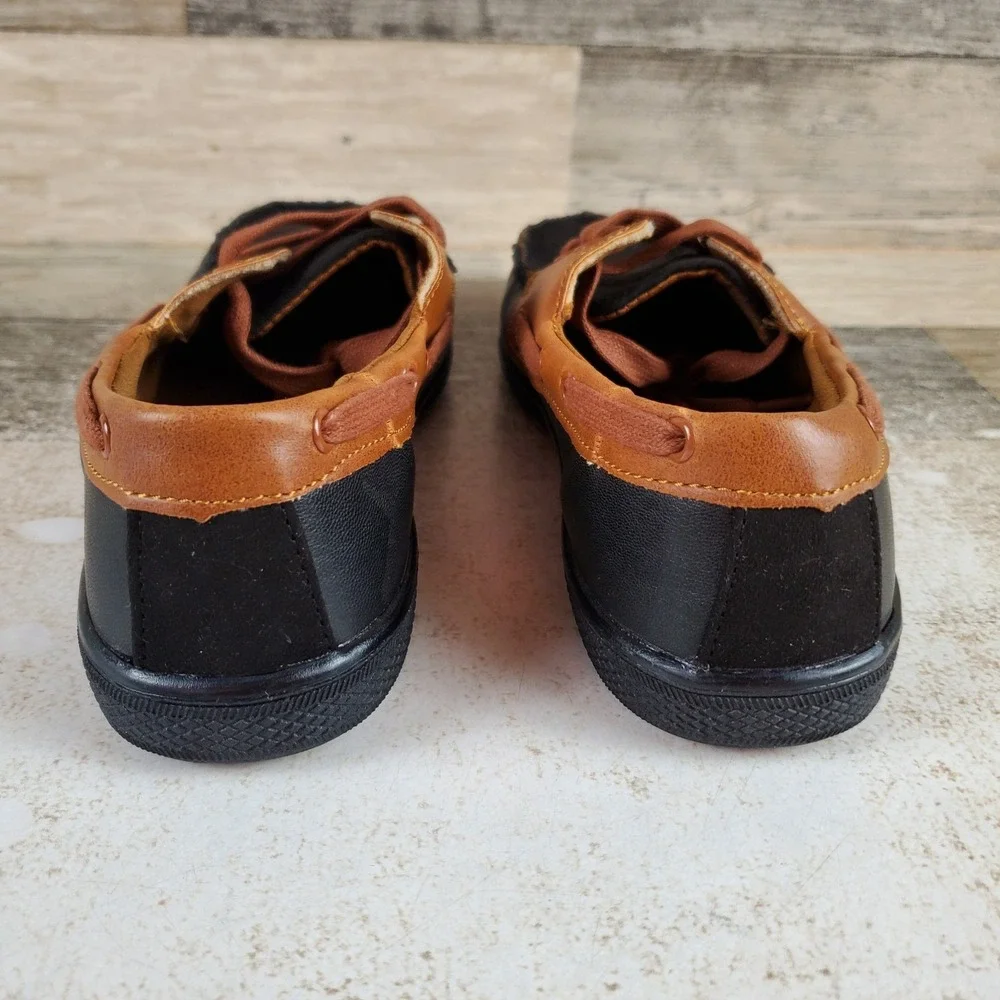 Kenneth Cole New York Center Cornell Boys Casual Shoes Sz 3 Black Multi Lace Up